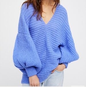 Free People Make you Mine Alpaca Tunic Sweater